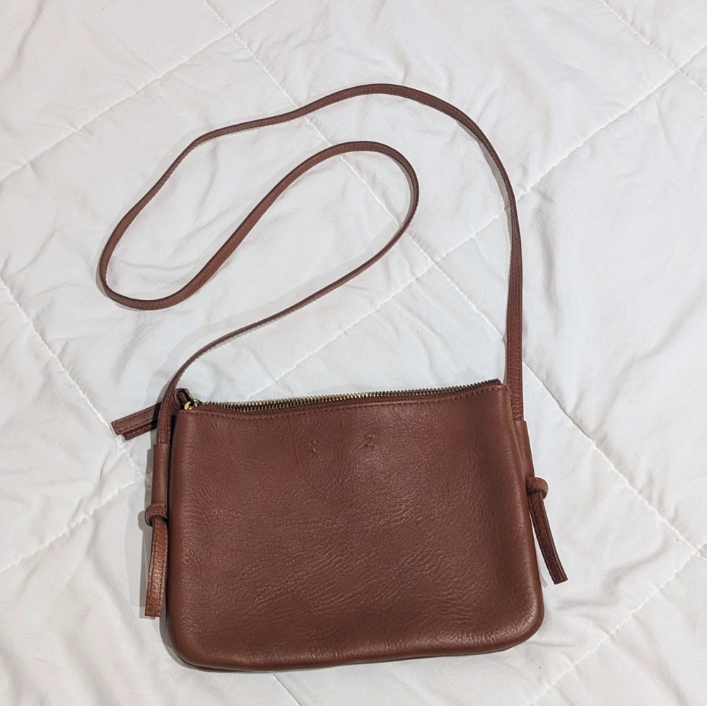 NWT Madewell The Knotted Leather Crossbody Bag